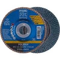 POLIFAN FLAP DISC GP ZIRCONIA - PFC 125 Z 80 PSF - 10 Pack